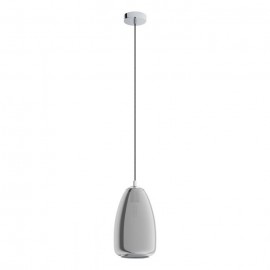 Eglo-Alobrase pendant light 200mm-Chrome / Brushed Brass